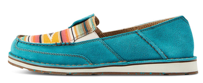 Ariat Women's Cruisers, Teal & Suede - AI2XR - 6 - 2