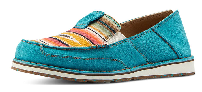 Ariat Women's Cruisers, Teal & Suede - AI2XR - 6 - 3