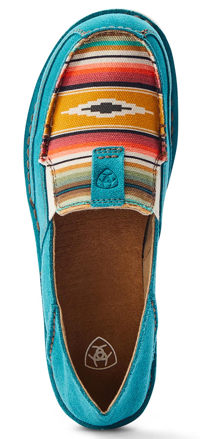 Ariat Women's Cruisers, Teal & Suede - AI2XR - 6 - 6