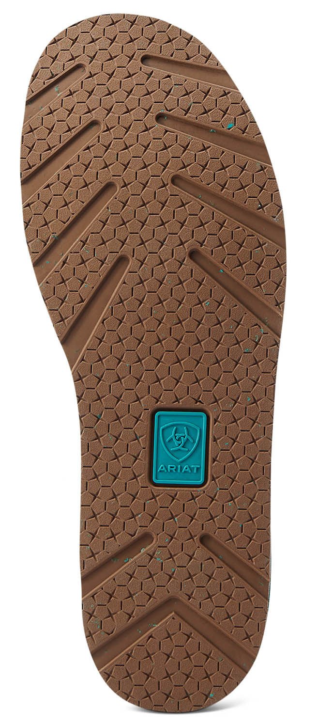 Ariat Women's Cruisers, Teal & Suede - AI2XR - 6 - 7