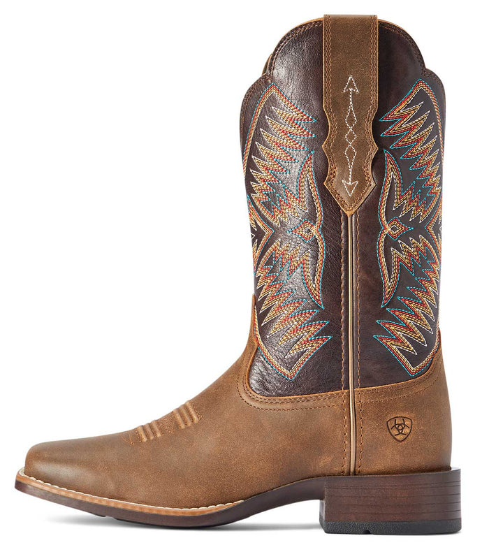 Ariat Women's Odessa StretchFit Western Boot, Fateful Brown - AI33W - 6 - 2