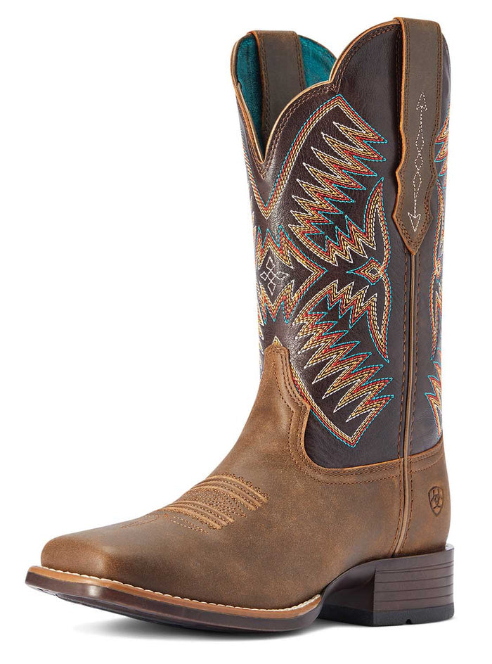 Ariat Women's Odessa StretchFit Western Boot, Fateful Brown - AI33W - 6 - 3