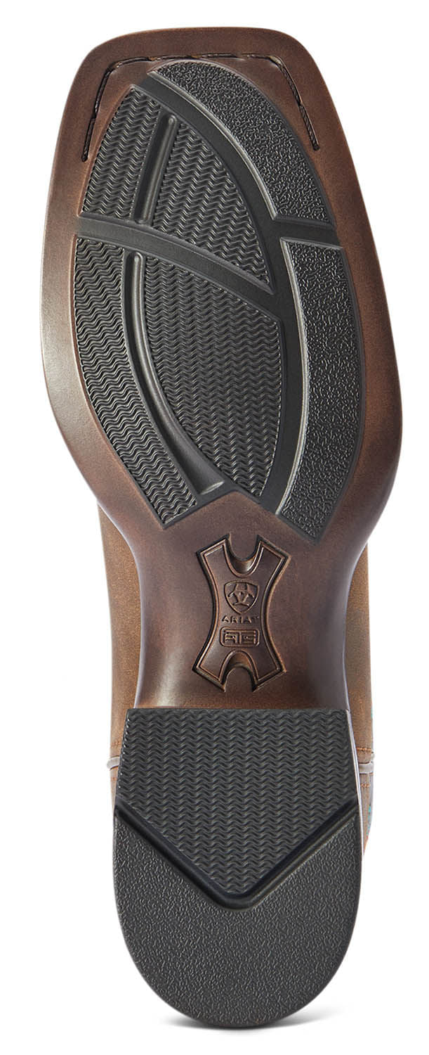 Ariat Women's Odessa StretchFit Western Boot, Fateful Brown - AI33W - 6 - 7