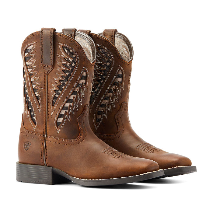 Ariat Youth Quickdraw VentTek Western Boot - AI4B9 - 12 - 1