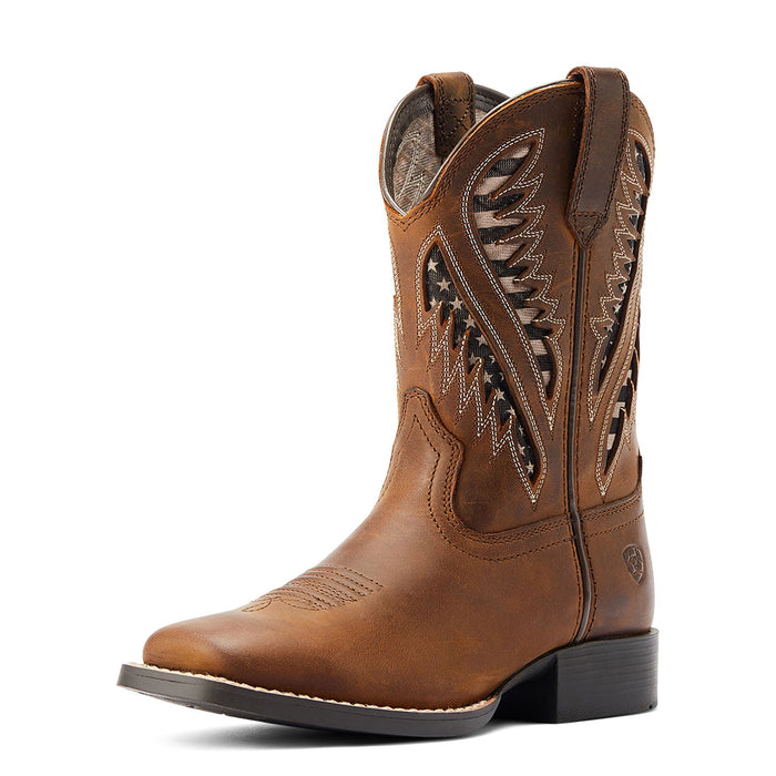 Ariat Youth Quickdraw VentTek Western Boot - AI4B9 - 12 - 2