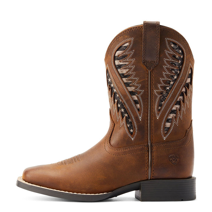 Ariat Youth Quickdraw VentTek Western Boot - AI4B9 - 12 - 3