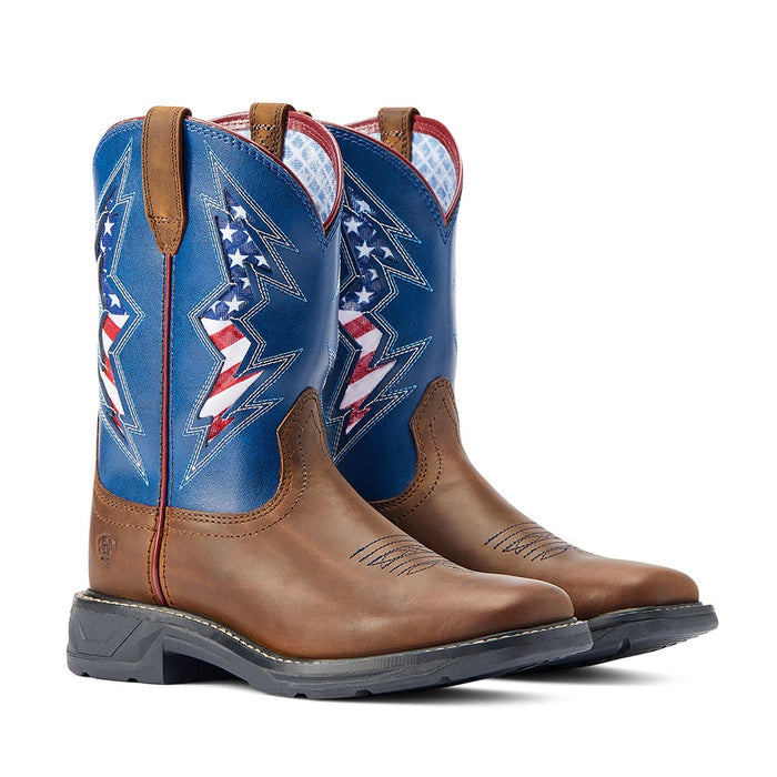Ariat Youth WorkHog XT VentTEK Bolt Western Boot - AI4CL - 11 - 1