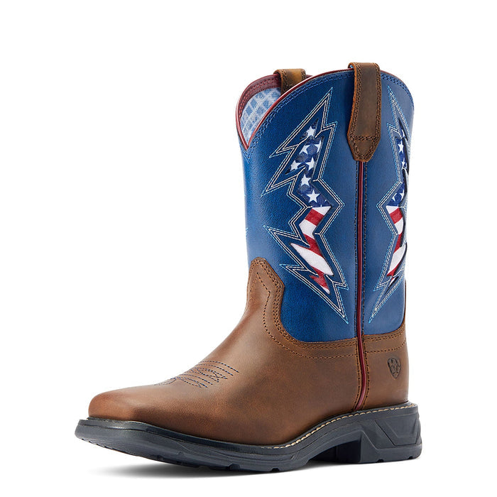 Ariat Youth WorkHog XT VentTEK Bolt Western Boot - AI4CL - 11 - 2