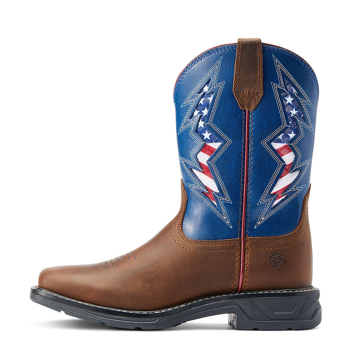Ariat Youth WorkHog XT VentTEK Bolt Western Boot - AI4CL - 11 - 3
