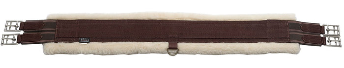 Arma Nylon Fleece Lined Girth for Horses, Brown - SEPN2 - 50 in - 7