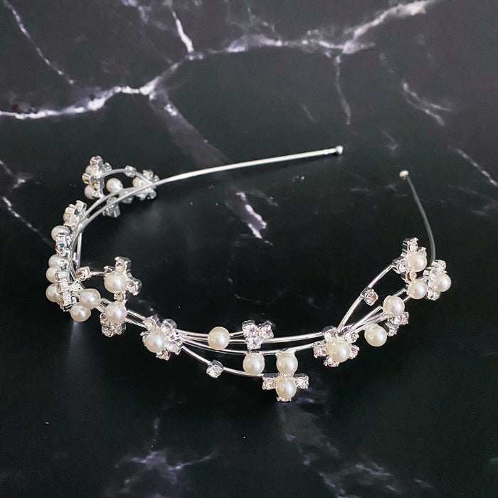 Artful Snow Flower Headband Ellisonyoung.com