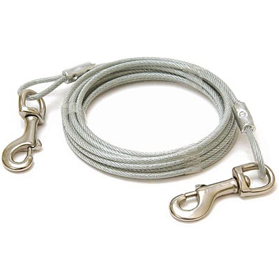 Aspen Pet Tie - Out Cables - BGA6 - 15' - 1