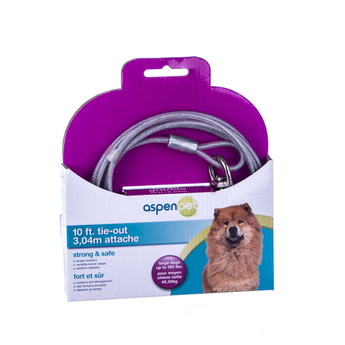 Aspen Pet Tie - Out Cables - BGA6 - 15' - 2