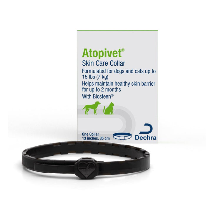 Atopivet Skin Care Collar with Sphingolipid for Dogs & Cats - 004DP-SMCOL - 13"L - Under 22 lbs - 5
