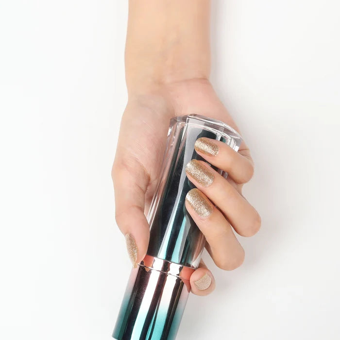 Stickers ongle en gel doré