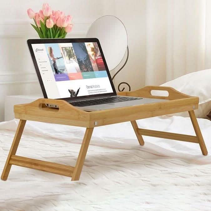 Bamboo Bed Tray/Laptop Lap Desk DailySale