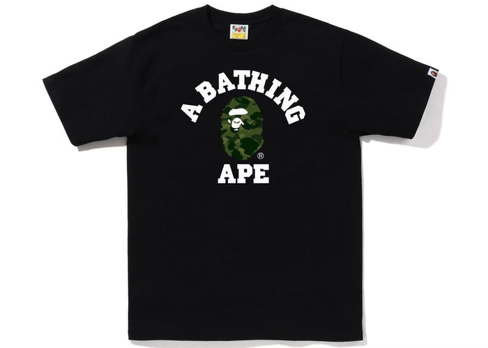 BAPE Color Camo College Tee (FW22) Black Green