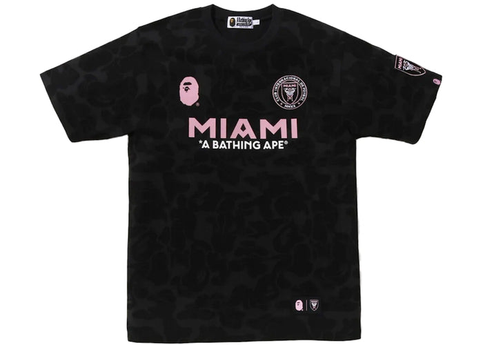 BAPE X Inter Miami CF Camo Tee Black