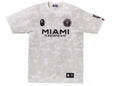 BAPE X Inter Miami CF Camo Tee White