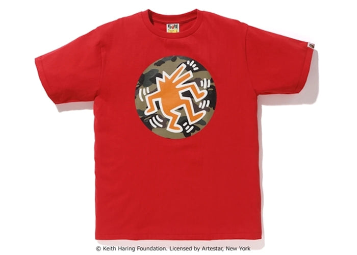 BAPE X Keith Haring Tee 5 Red