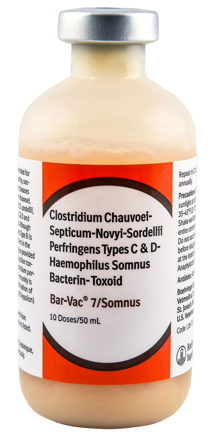 Bar - Vac® 7/Somnus Blackleg Cattle Vaccine - A9B2 - 10 Dose - 1
