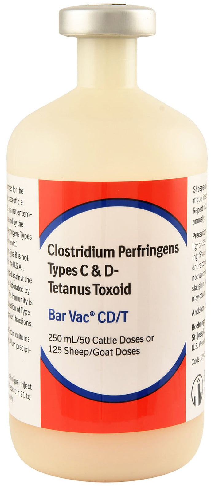 Bar Vac CD/T Vaccine for Cattle, Sheep, & Goats - A9B8 - 50 Dose - 4