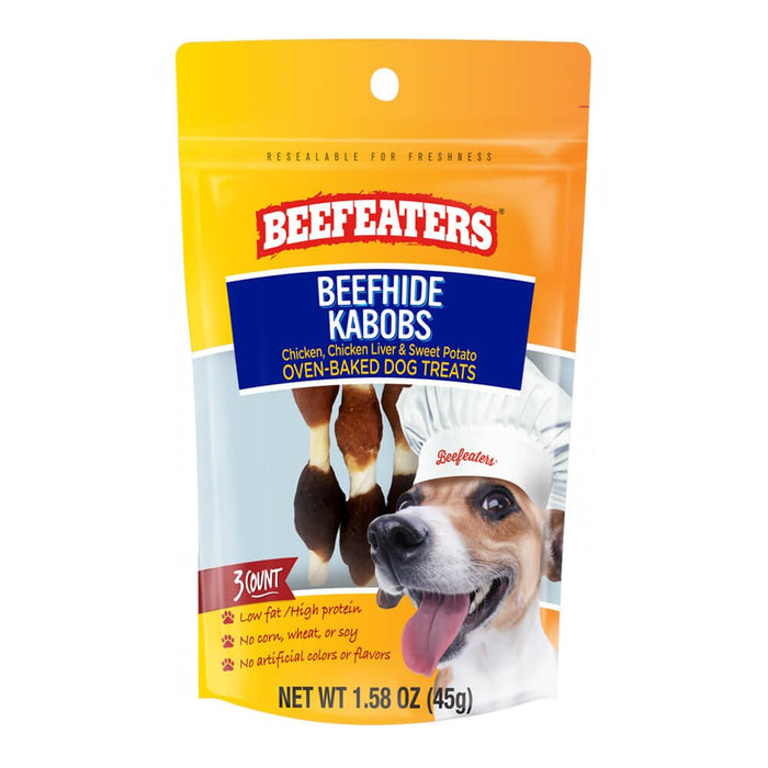 Beefeaters Beefhide Kabobs - 031BE-02148-12 - 1.58oz, Case of 12 - 7