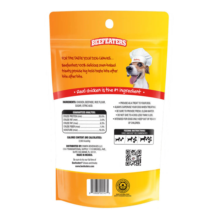 Beefeaters Munchy Chicken Dumbbells - 031BE-02147-12 - 2.11 oz, Case of 12 - 2