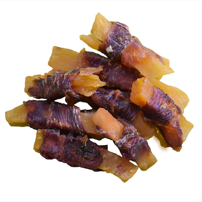 Beefeaters Sweet Potato Wrapped with Chicken | No Corn, Wheat, Soy, Gluten, Low Fat | Chewy Whole Muscle Jerky | Dog Training Treats Reward or Snack - 031BE-02394 - 40oz - 7
