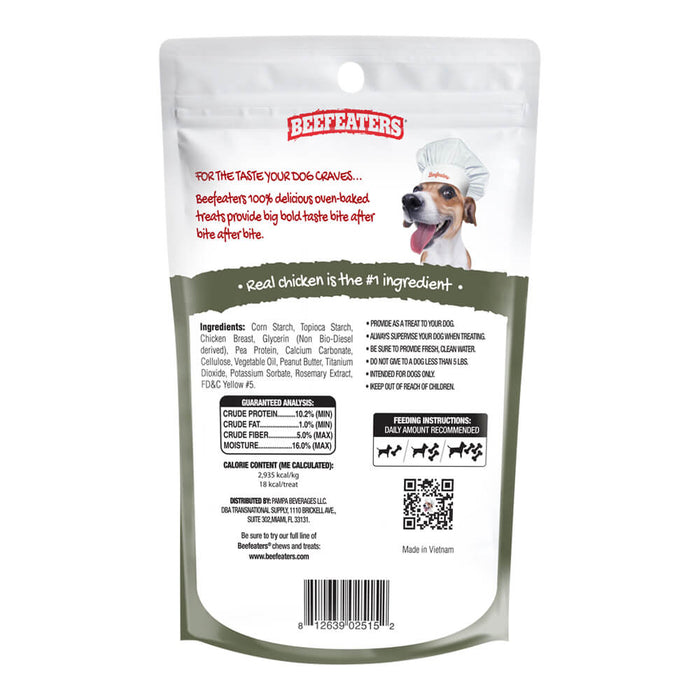 Beefeaters Twist Sticks, Rawhide Free, Oven Baked Dog Treats - Peanut Butter Flavored - 031BE-02515-12 - Peanut Butter - 2.82 oz (Case of 12) - 2