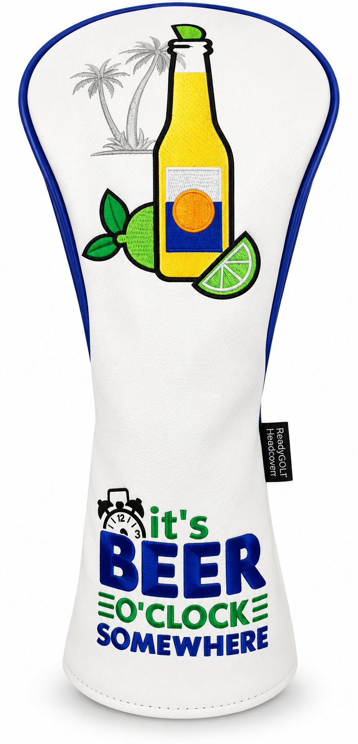 Beer O'Clock Somewhere Embroidered Driver Headcover by ReadyGOLF ReadyGOLF LLC