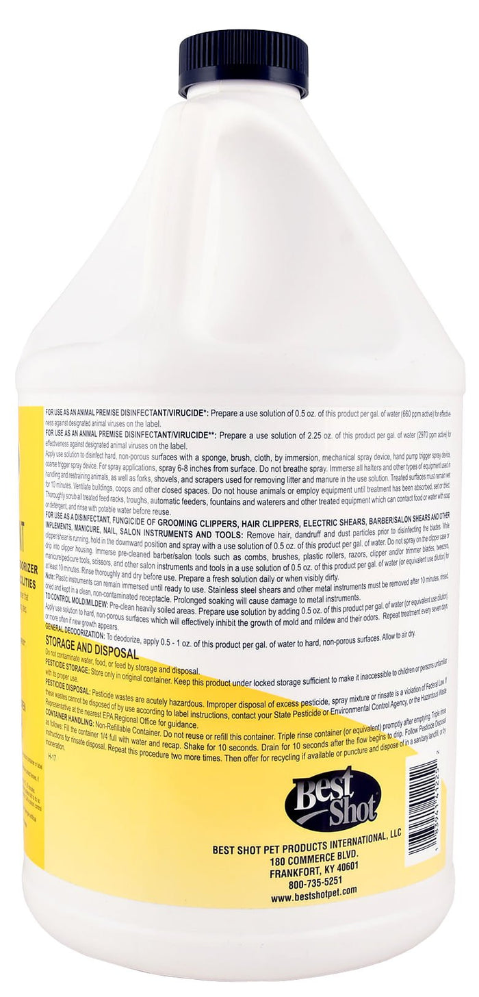 Best Shot 256 Disinfectant - 005BS-41225 - Lemon - 5