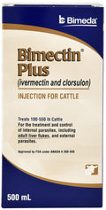 Bimectin Plus Injectable Cattle Wormer - MOBBA - 500 mL - 1
