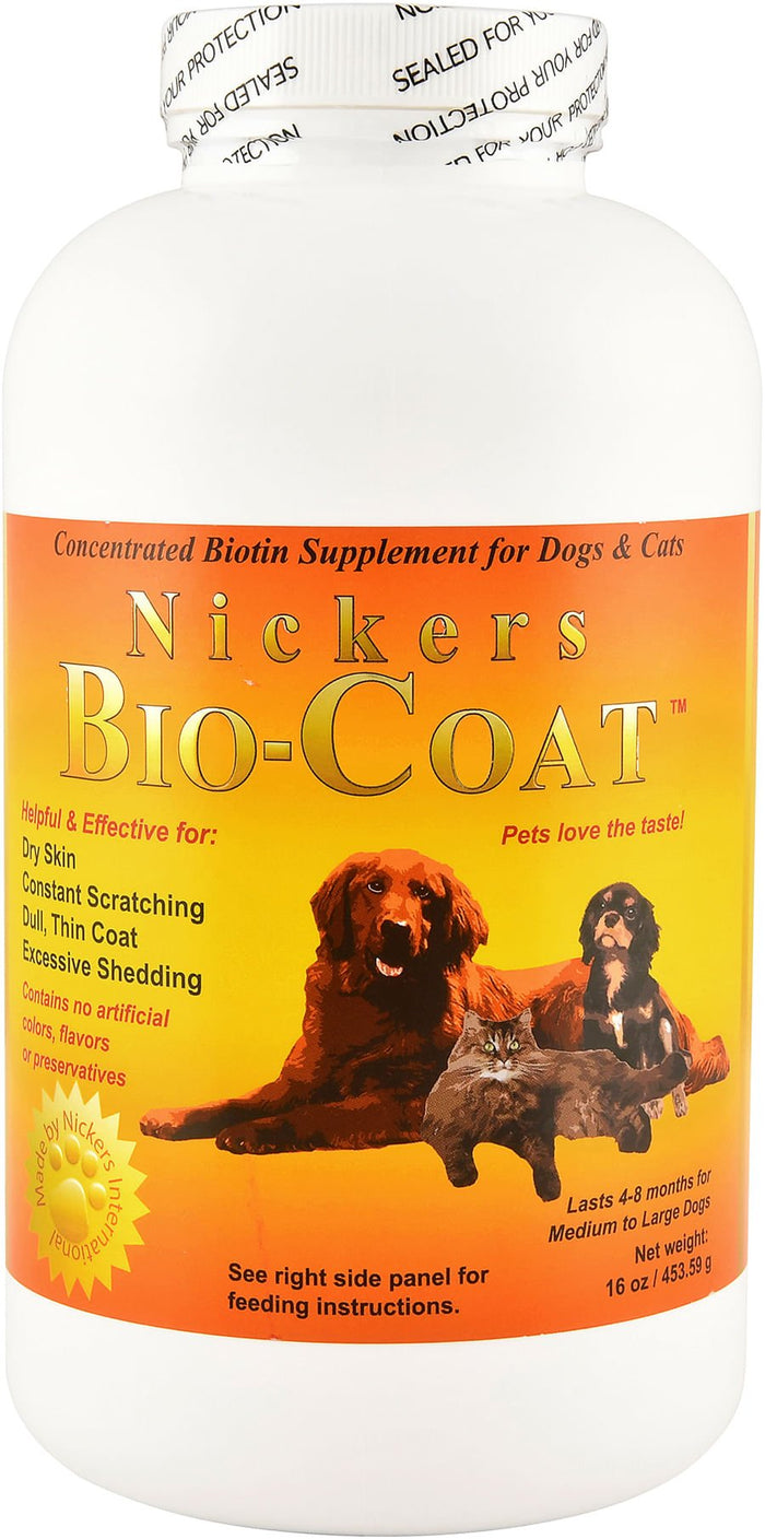 Bio - Coat Biotin Supplement for Dogs & Cats - N6P1 - 16 oz - 1