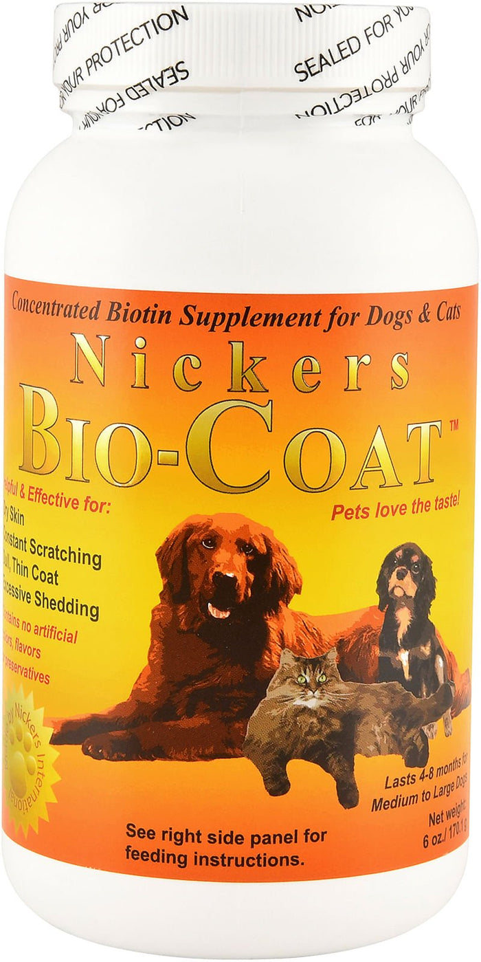 Bio - Coat Biotin Supplement for Dogs & Cats - N6P2 - 6 oz - 2