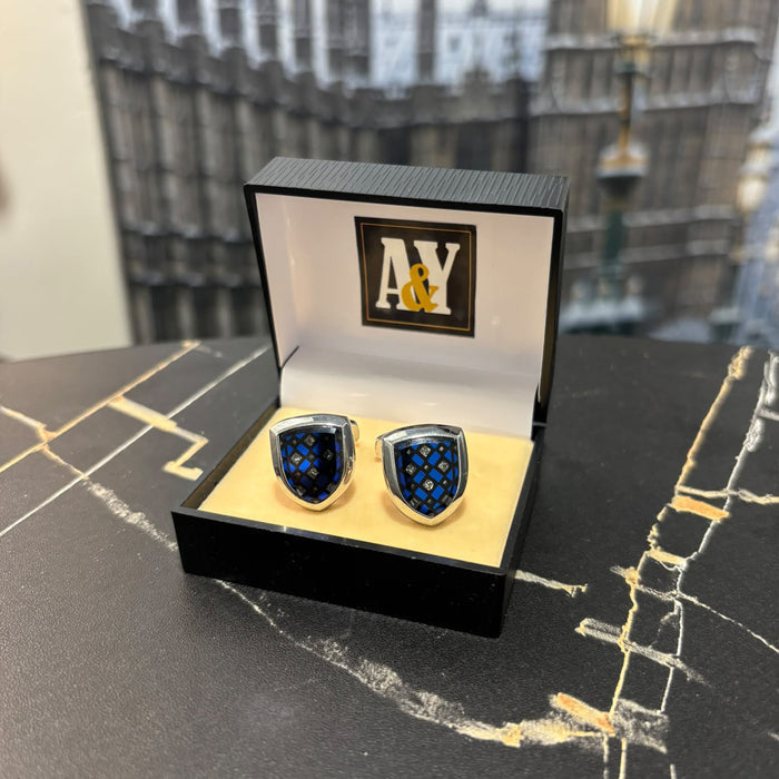 Blue Shield Cufflinks
