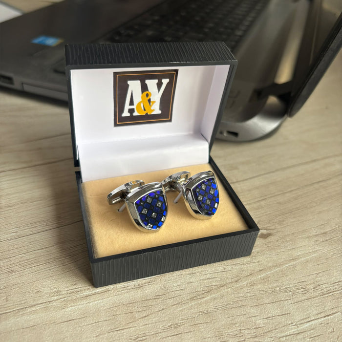 Blue Shield Cufflinks