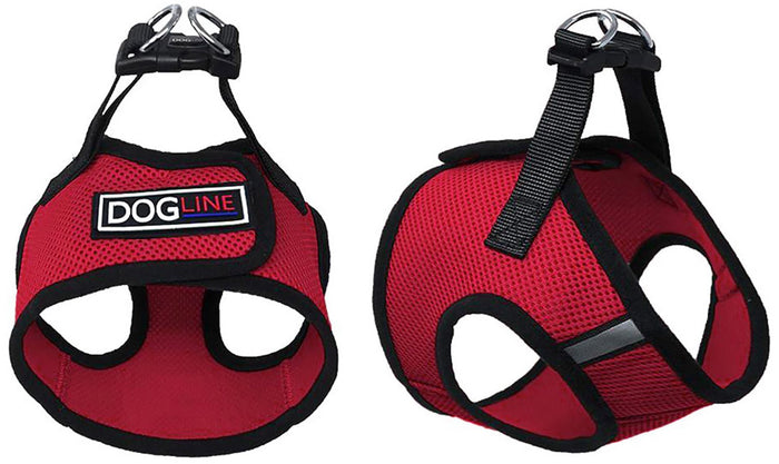Boston Mesh Dog Harness, XX - Small - DLA3 - Red - 3