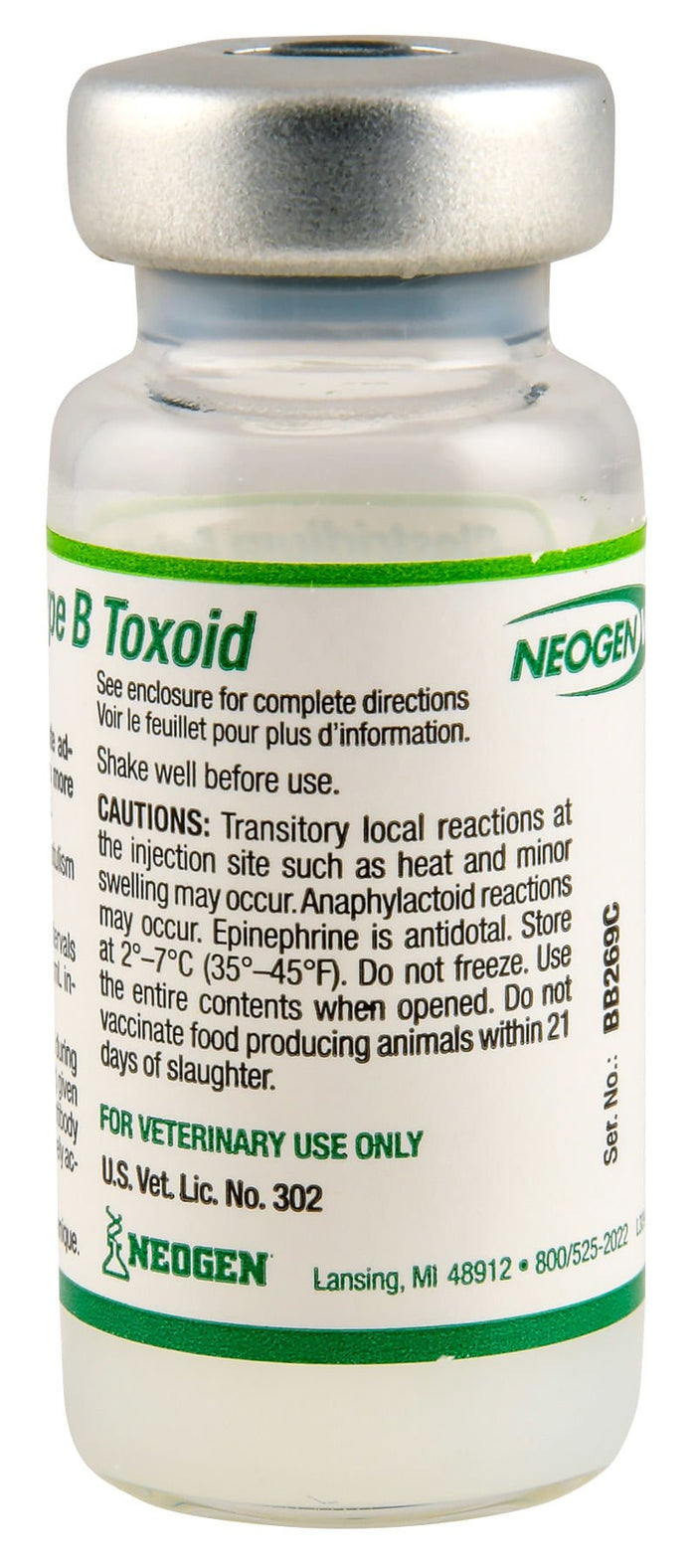 BotVax B Vaccine for Horses - NE1J - 5 Dose Vial - 2