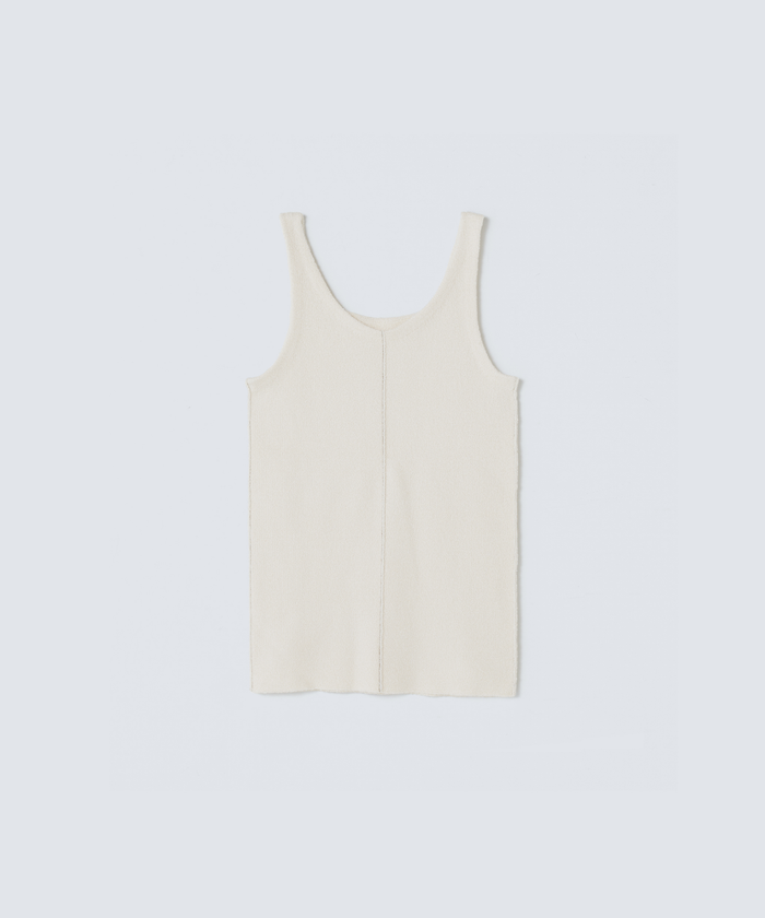 BOUCLE TANK TOP ECRU