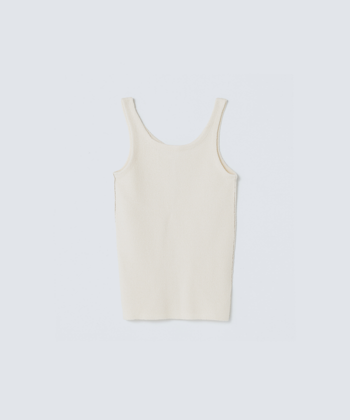 BOUCLE TANK TOP ECRU