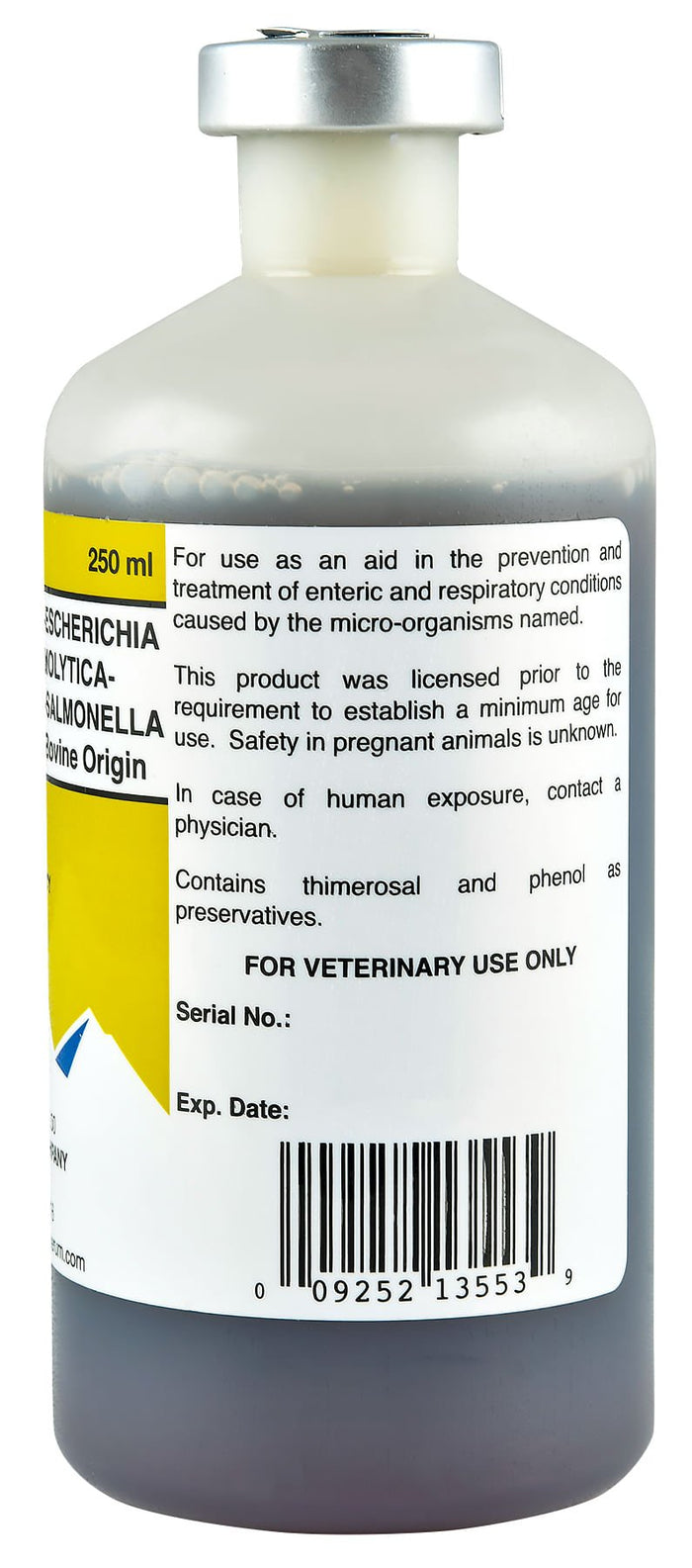 Bovi - Sera Vaccine for Cattle & Sheep - C8B5 - 250 mL Vial - 4