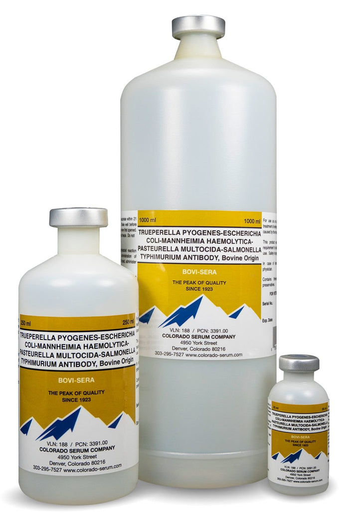 Bovi - Sera Vaccine for Cattle & Sheep - C8B5 - 250 mL Vial - 5