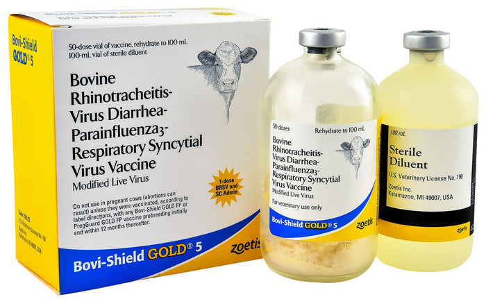 Bovi - Shield Gold 5 Cattle Vaccine - N2BS - 50 Dose Vial - 4