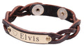 Braided Leather Bracelet - DYEP - Black - 1