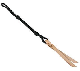 Braided Nylon Quirt, 27" L - 121QB - Black - 1