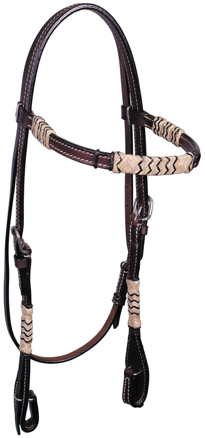 Buffalo Leather Chaparral Browband Headstall - BUFSG - 1