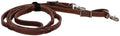 Buffalo Leather Twisted Knot Roping Rein, 7' - BUF2C - Light Oil - 1