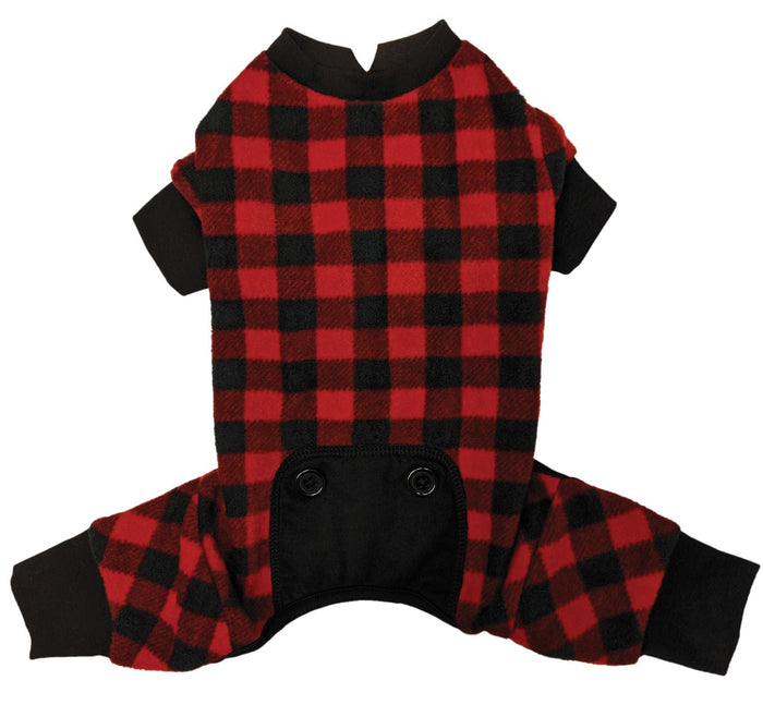 Buffalo Plaid Dog Pajamas - RR3DQ - XXSmall - 2