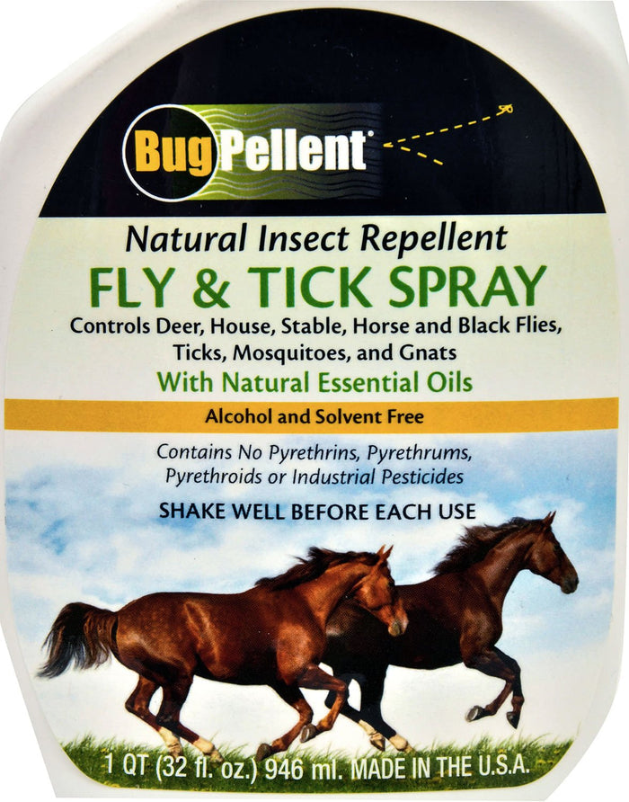 BugPellent Fly & Tick Spray, 32 oz - 5YZM - 2